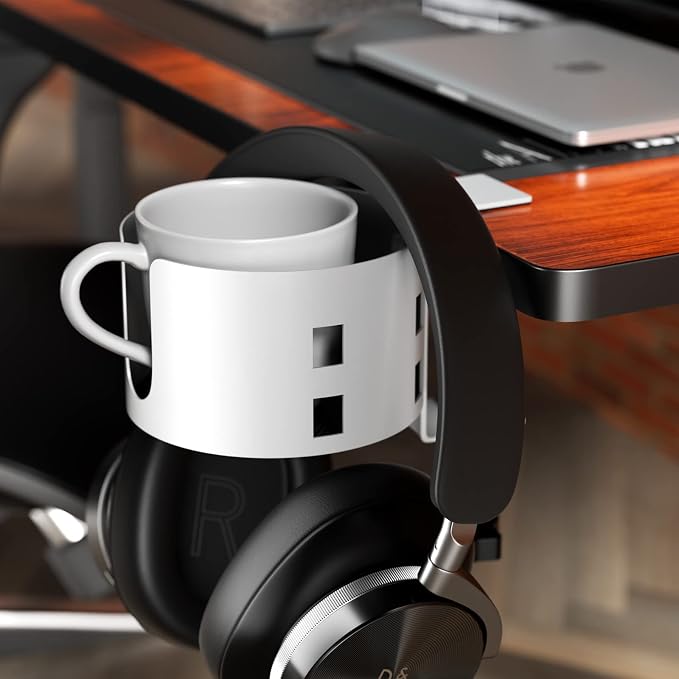 Upgraded Large Desk Cup Holder Clamp, Anti-Spill Cup Holder - Image 8