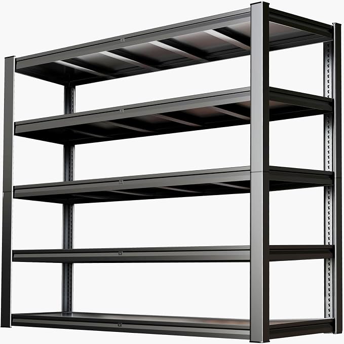 5 Tier Storage Shelves, Shelving Units Industrial Shelving by SKZNSA