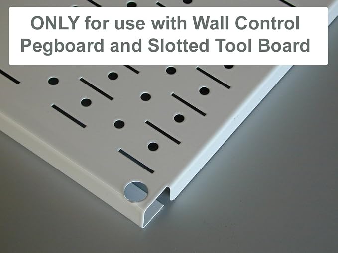 Wall Control Pegboard Organizer 4 ft. Metal Pegboard Standard Tool Storage Kit - Image 7