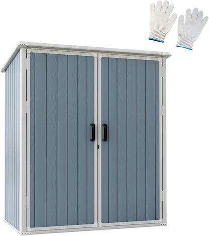 Outdoor Storage Shed, 5x3FT Resin Shed - Image 3