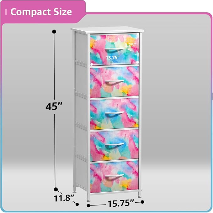 Sorbus Kids Dresser with 5 Drawers - Image 3