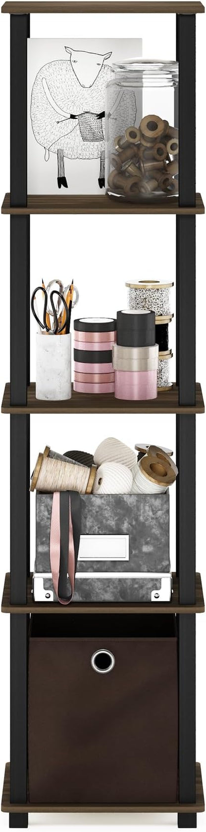 FURINNO TNT No Tools 5-Tier Display Decorative Shelf, Columbia - Image 4