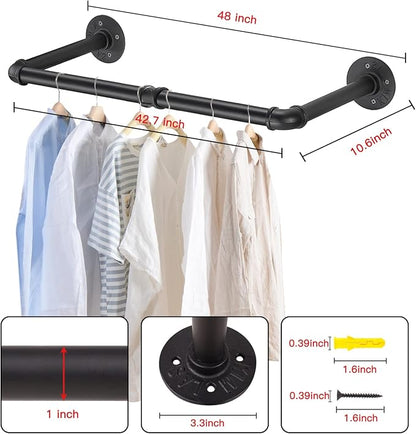 Wall Mounted Clothes Rack - Image 6