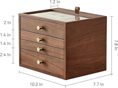 CHOSIN Black Walnut Wooden Jewelry Box - Image 5