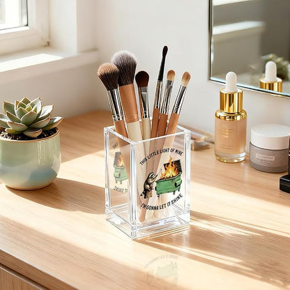 This Little Light Of Mine I'm Gonna Let It Shine Acrylic Cosmetic Pencil Holder - Image 5