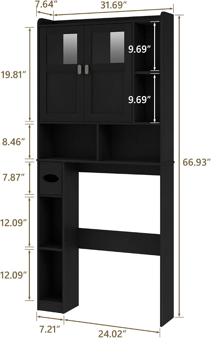 Vabches Over The Toilet Storage Cabinet - Image 2