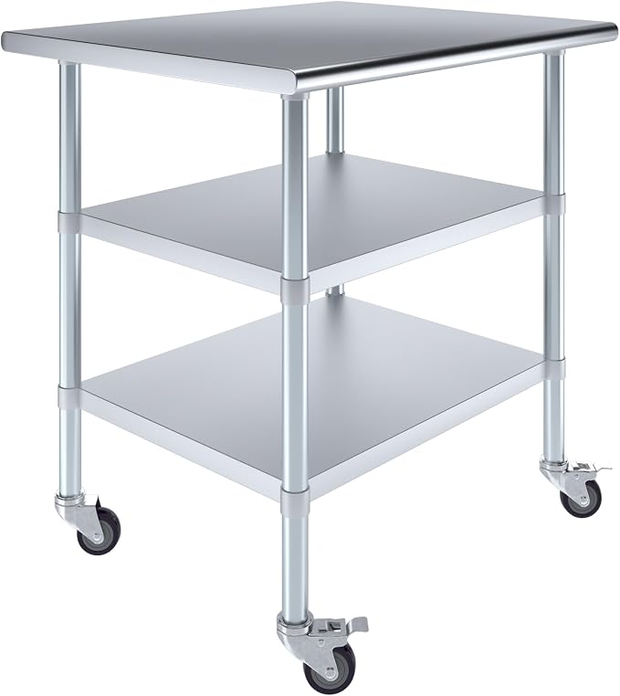 AmGood Stainless Steel Work Table by AmGood