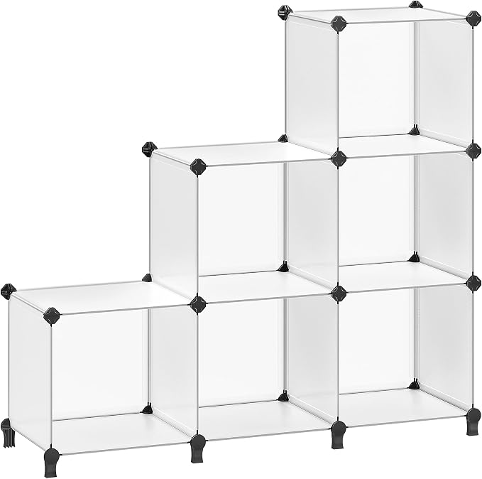 SONGMICS 6 Cube Storage Organizer, Modular Bookshelf, DIY Closet Organizers and by SONGMICSbySONGMICSHOME