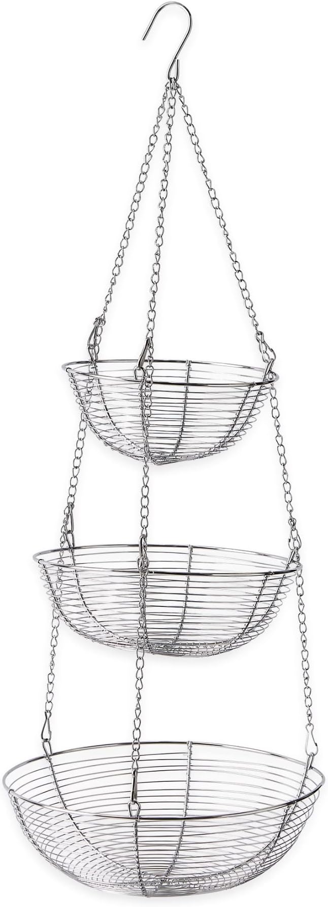 Woven Wire Hanging Basket by RSVPInternational