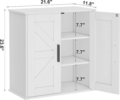 Homleke Bathroom Wall Cabinet, Medicine Cabinet - Image 3