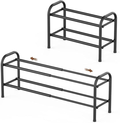 Gonfoam Expandable 2-Tier Shoe Rack by Gonfoam