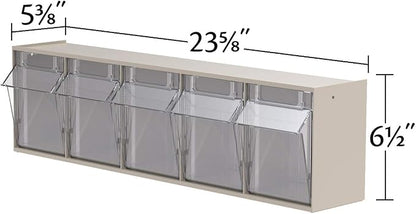 Akro-Mils TiltView Plastic Storage Cabinet - Image 3