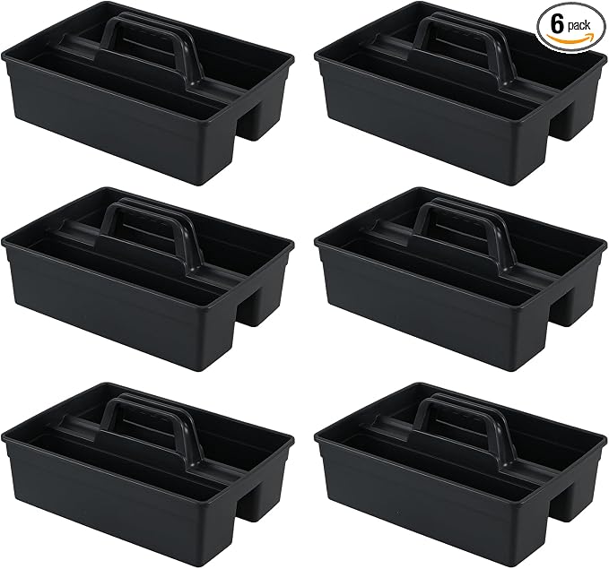 Readsky 6 Packs Plastic Cleaning Storage Caddy by Readsky