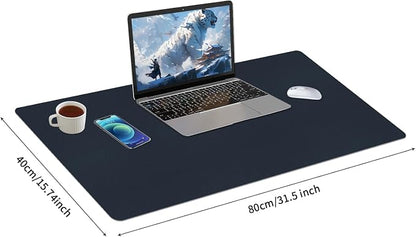Bloss Dark Blue Desk Mat, Desk Matt - Image 4
