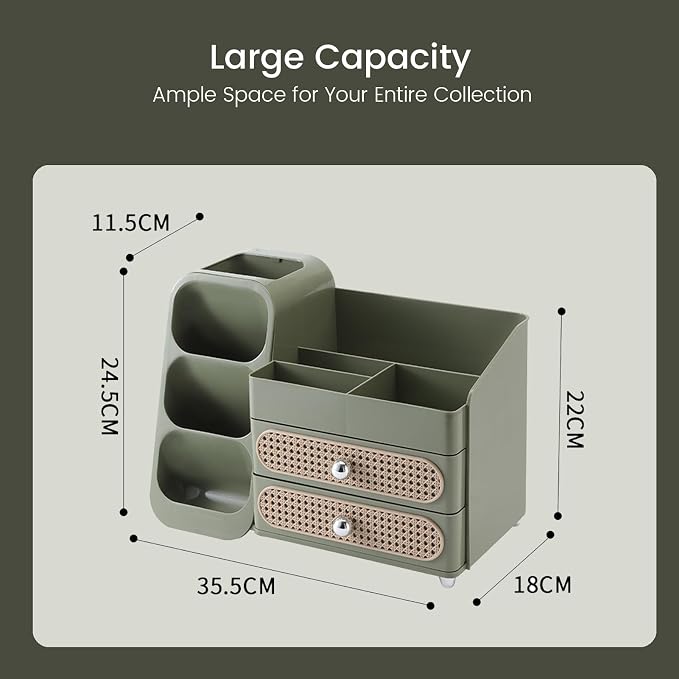 Aveniee Makeup Organizer with Drawers - Image 3