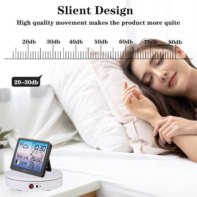 JAYEGT Motorized Rotating Display Stand，180Lbs Load，360 Degree Electric - Image 7