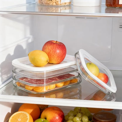 2 Pcs Deli Meat Container for Fridge, Stackable Food Storage Boxes - Image 7