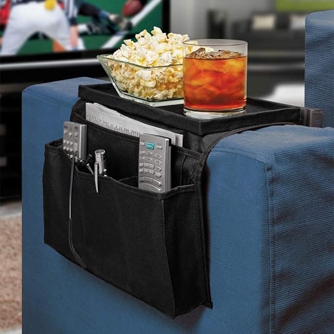 Sofa Armrest Organizer with Cup Holder No-Slip Couch Sofa Armrest Organiser - Image 7
