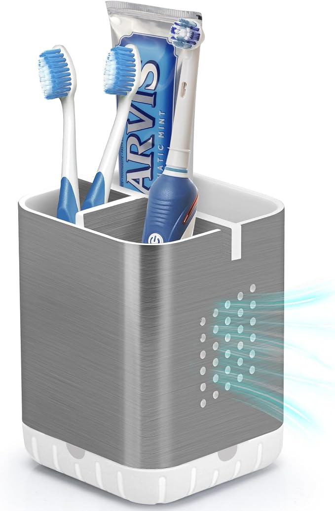 Boperzi Toothbrush Holder Toothpaste Organizer Drainage by Boperzi