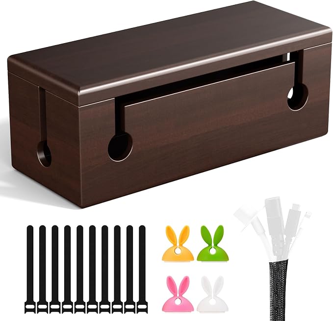 Large Cable Management Box by Homebliss