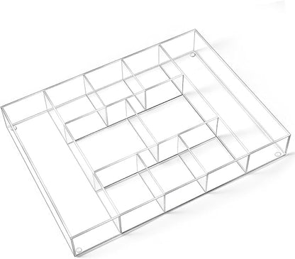 Large Acrylic Desk Deep Drawer Organizer by Briwooody