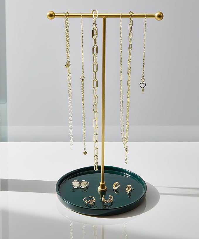 VROOMIUM Necklace Holder Stand - 6in Ceramic Base X 1ft Height - Image 7
