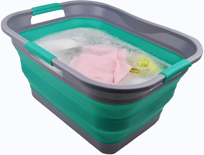 SAMMART 30L Collapsible Plastic Laundry Basket - Image 5