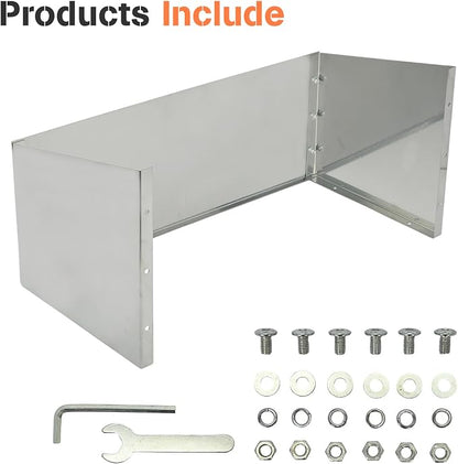 23.6''x 11.4'' Aluminum Fuel Jug Holder Rack, Gas Can Holder Storage Rack fits - Image 7