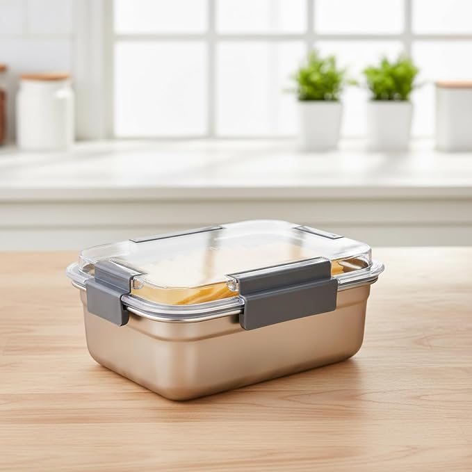 Cheese Container for Refrigerator, Cheese Stainless Steel Container - Image 4