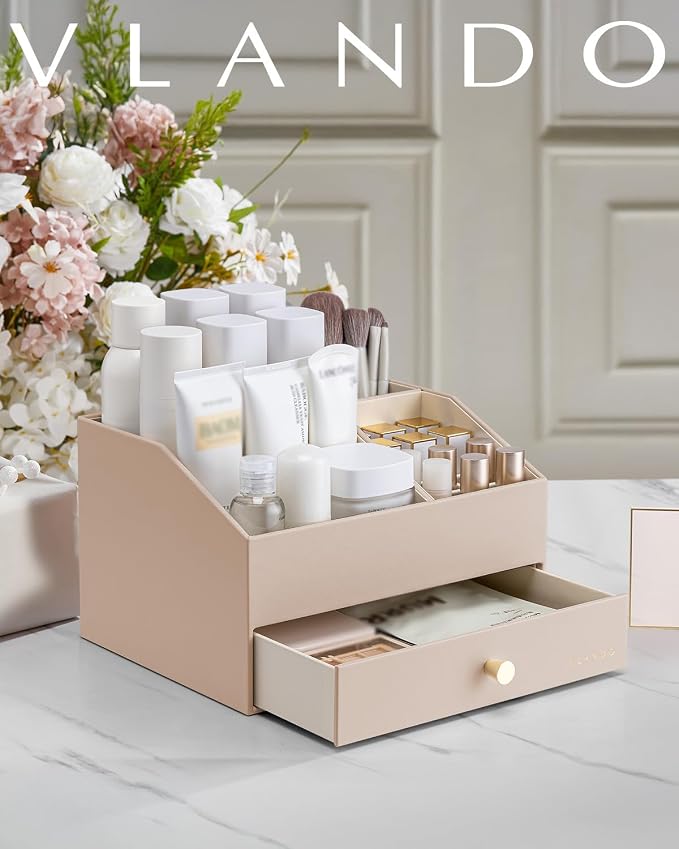 Vlando Makeup Organzier, Vanity Organizer - Image 7