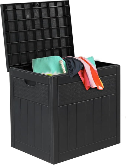 VINGLI 33 Gallon Outdoor Deck Storage, Polypropylene Deck Box by VINGLI