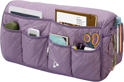 Armchair Caddy, Sofa Armrest Organizer, Non Slip Recliner Organizer, Remote by Gloserin