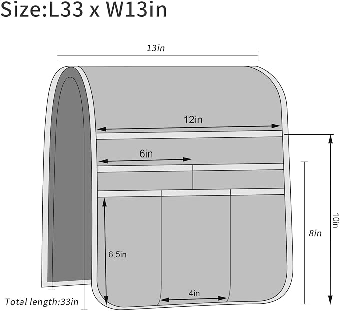 Teniux Remote Control Holder Armchair Caddy - Image 7