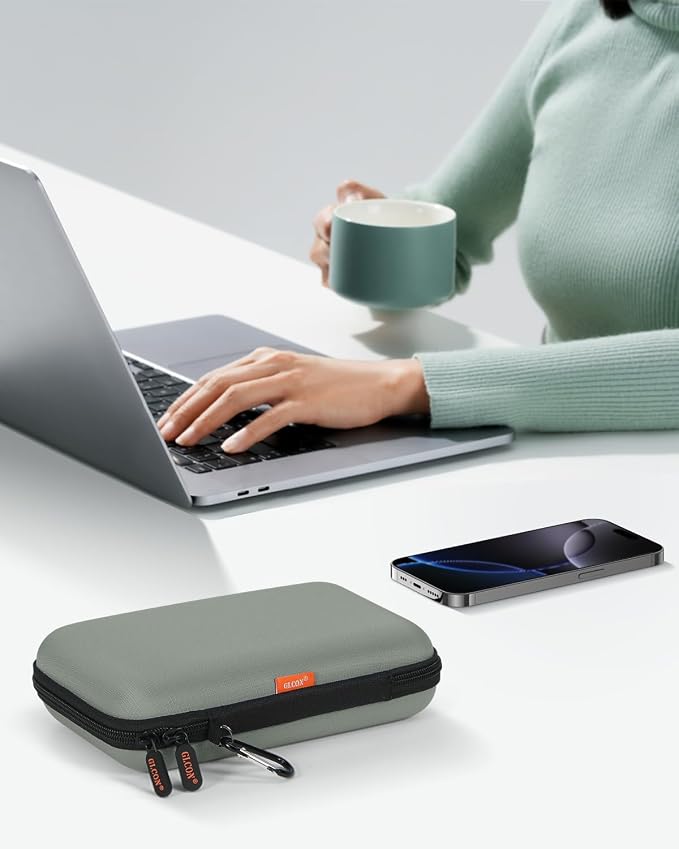 Gray-Green Hard Shell Carrying Case - Image 7