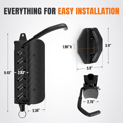 INNO STAGE 1-Pack Swivel Bike Wall Mount Rack, Heavy Duty Bike Rack, Garage - Image 7