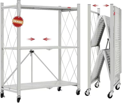 DEANIC 3 Tier Foldable Storage Shelves by ShowNow