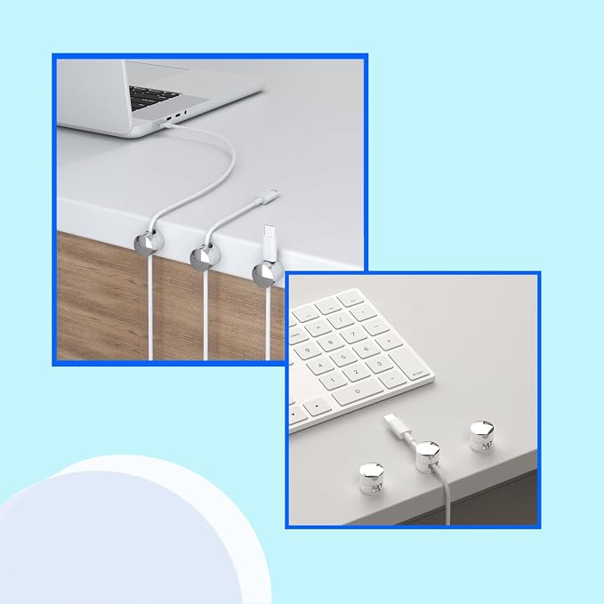 3 Sets Charger Cord Holder, Adjustable Cable Anchor Holders, Wire Organizer - Image 3