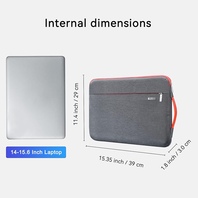 Voova Laptop Sleeve Case 15.6 16 Inch - Image 6