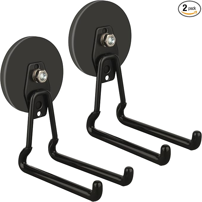 ULIBERMAGNET New Updated Gaint Magnetic Hooks, 2 Pack Heavy Duty Large Magnetic by ULIBERMAGNET