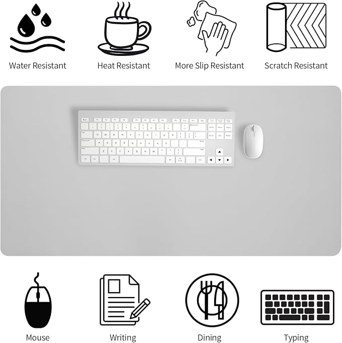 Bloss Large Desk Pad, 47.2" x 24" Desk Mat, Desk Pads on Top of Desks, Computer - Image 5