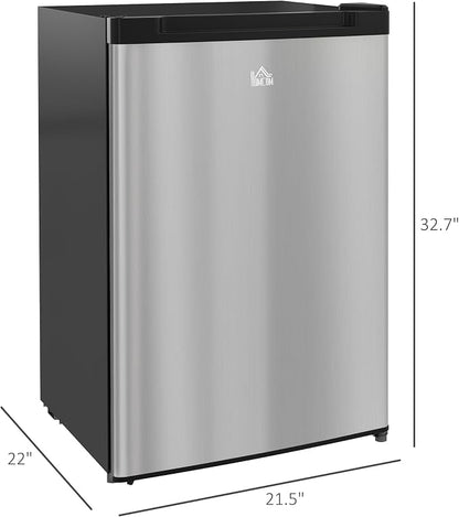 HOMCOM Mini Freezer Countertop, 3 Cu.Ft Compact Upright Freezer - Image 7
