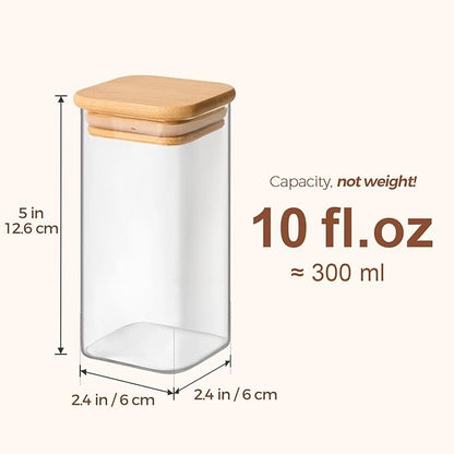 ComSaf 12Pcs Glass Spice Jars - Image 3