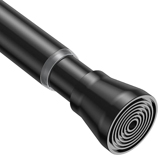 MEXAU 1Pack Spring Tension Curtain Rod 29-64 inch Black Small Tension Rod | by MEXAUSPRINGCURTAINRODS