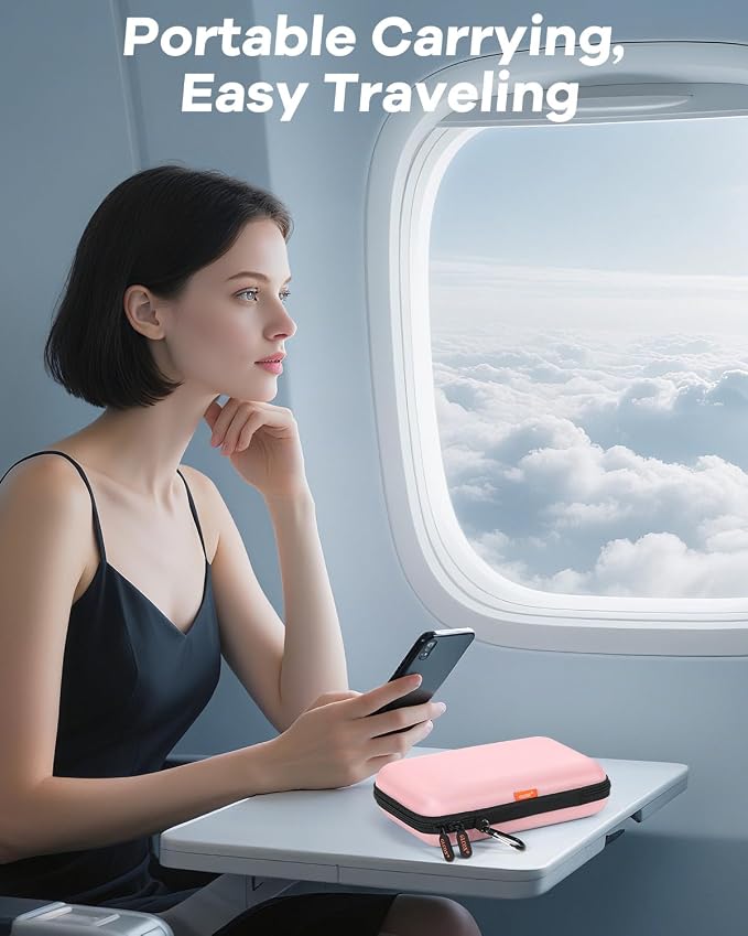 Gentle-Pink Hard Shell Carrying Case - Image 4