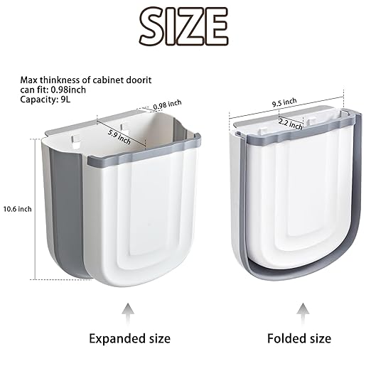 Soddeph Collapsible Hanging Trash Can - Image 2