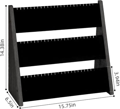 Necklace Organizer, 3-Tier Necklace Holder Jewelry Organizer Stand - Image 7