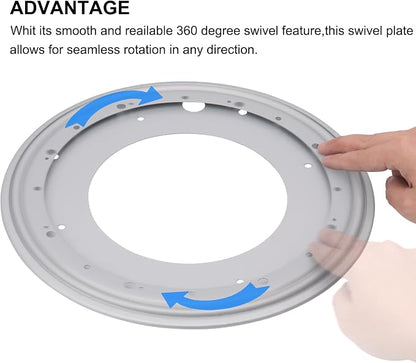 12Inch Round Lazy Susan Turntable Bearing Plate, Rotating Swivel Base - Image 4