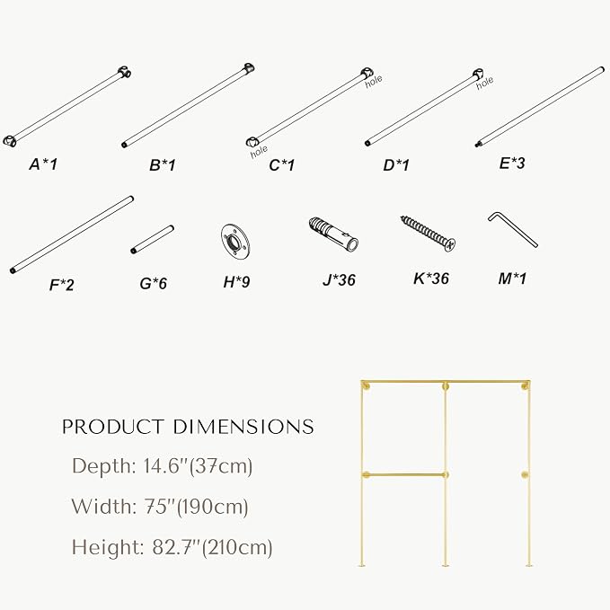 Industrial Pipe Clothing Rack, Heavy Duty Wall Mounted Clothes Rack, Retail - Image 6