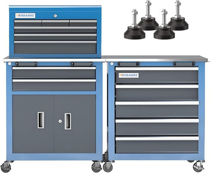 LARBANKE 5-Drawer&8-Drawer Tool Chest combination, by LARBANKE