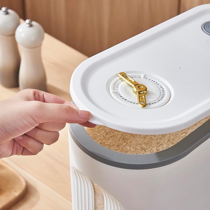 Sooyee 11Lbs Rice Dispenser, Rice Container - Image 4